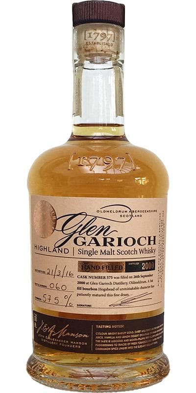 Glen Garioch Handfilled 2000