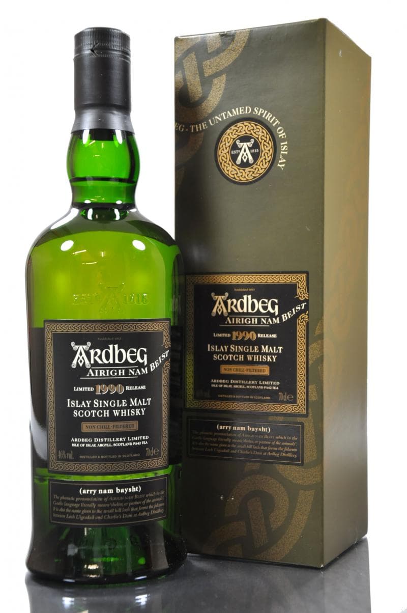 Ardbeg Airigh Nam Beist 1990 Limited Release