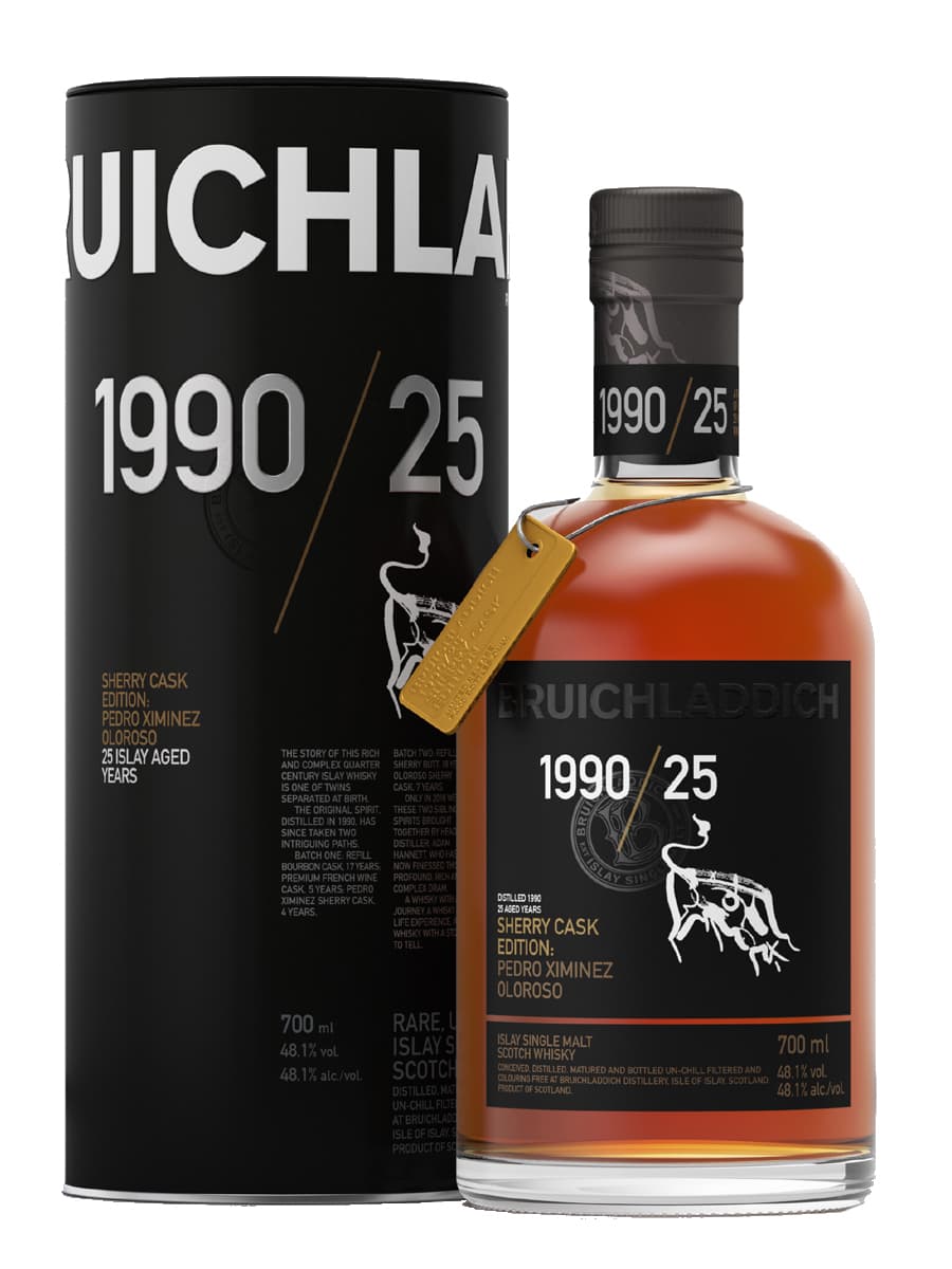 Bruichladdich 1990 25 Year Sherry Cask Edition