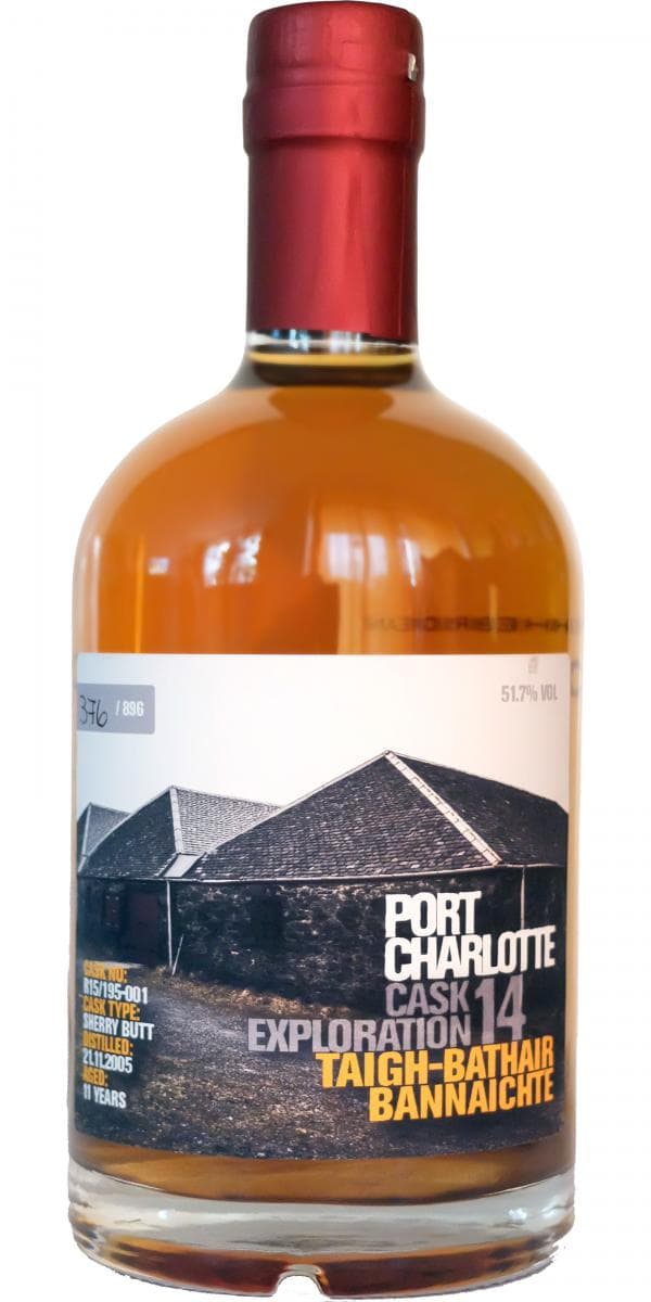 Bruichladdich Port Charlotte Cask Exploration 14 Taigh-Bathair Bannaichte