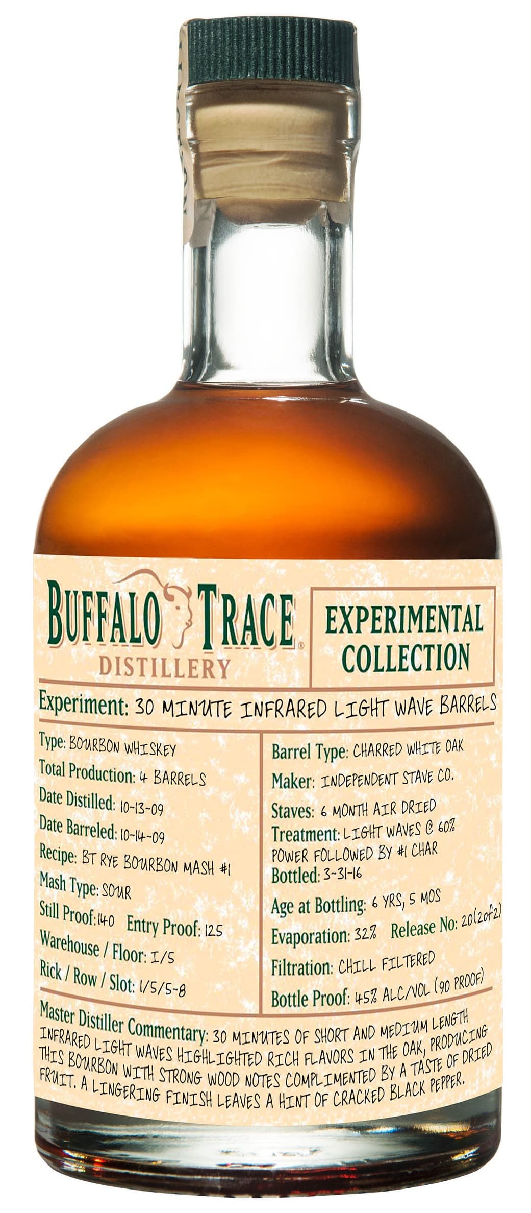 Buffalo Trace Experimental Collection 30 Minute Infrared Light Wave Barrel