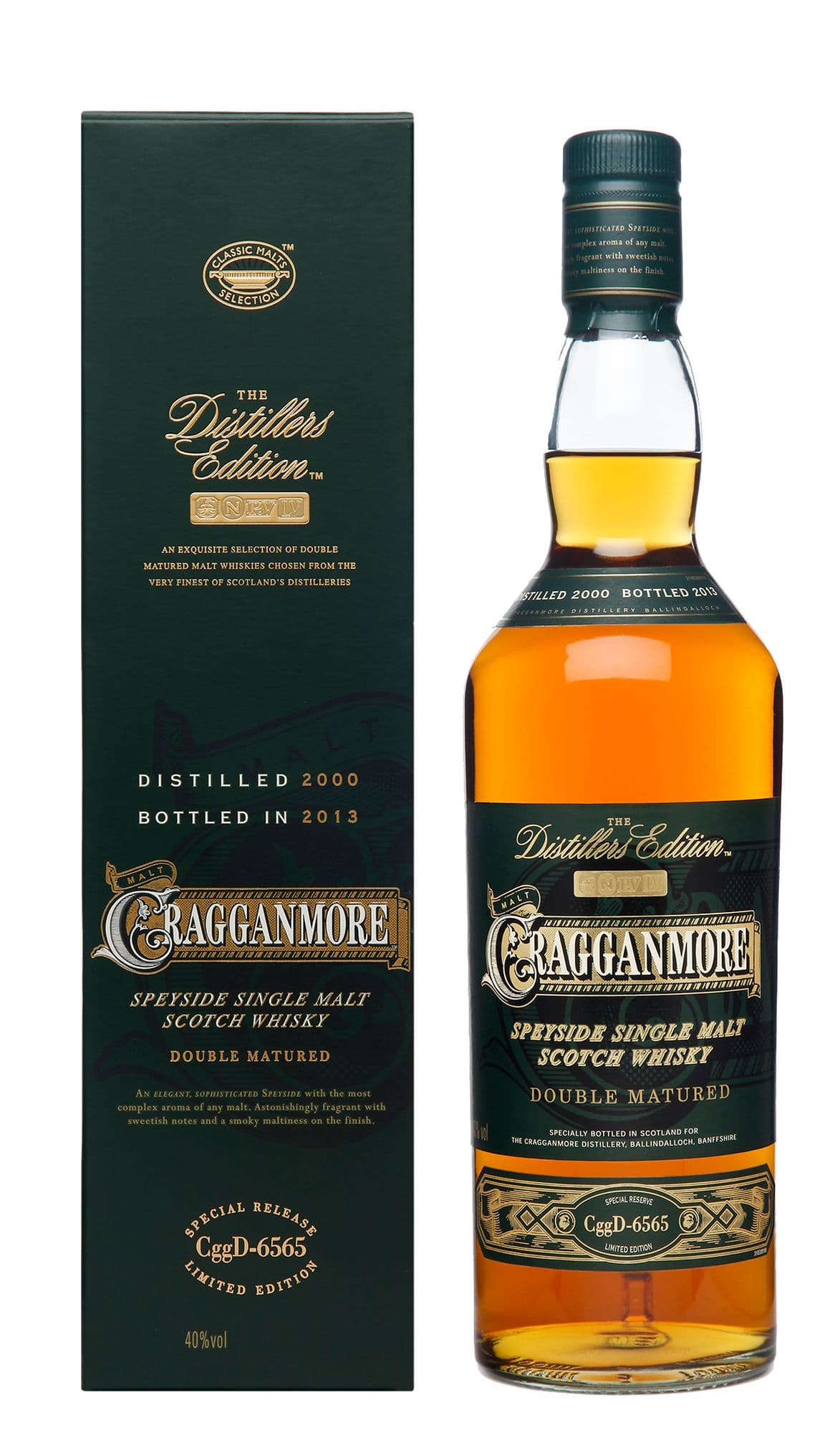 Cragganmore The Distillers Edition 2000 CggD-6565 Bottled 2013