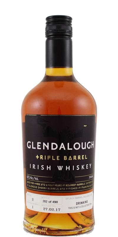 Glendalough Triple Barrel Irish Whiskey