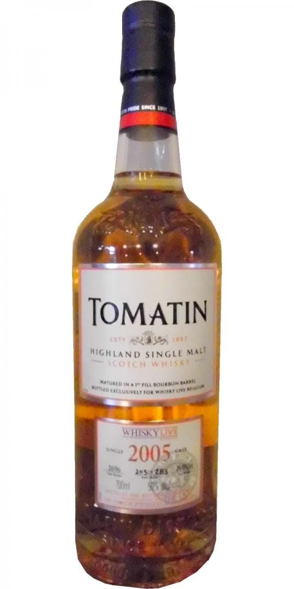 Tomatin 2005 Vintage Whisky Live Belgium Exclusive